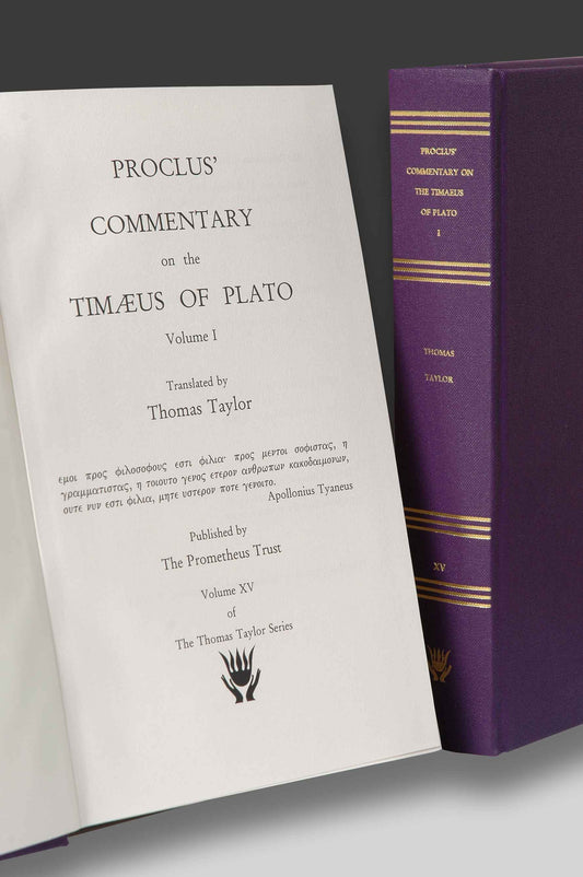 Proclus' Commentary on the Timaeus of Plato, volume I (Thomas Taylor Series, volume XV)